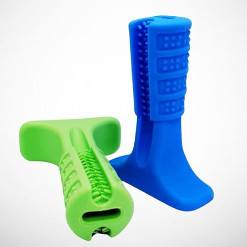 Kit Higiene Bucal para Cachorro e Gato Escova Dente Mordedor + Gel Creme dental
