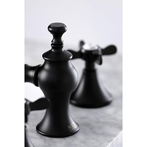 Robinetterie widespread 8 pouces avec bonde pop-up laiton Kingston Brass