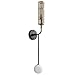 Produktbild Wandleuchten Wohnzimmer-Lampe Balkon Lampen-Schlafzimmer-Nachtlesewandleuchte, Nordic Minimalist Ins Eisen Hohl Double Head Wandleuchte, Creative Glass Lampshade G4 Lichtquelle, Wandleuchte