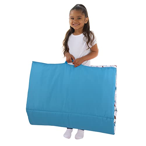 Disney Moana Free As The Ocean Aqua, Purple, Orange, And White Deluxe Easy Fold Toddler Nap Mat #TOP4
