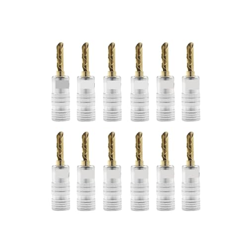 Fiches bananes 4mm KLVN pour sécuriser les câbles nus de vos haut-parleurs