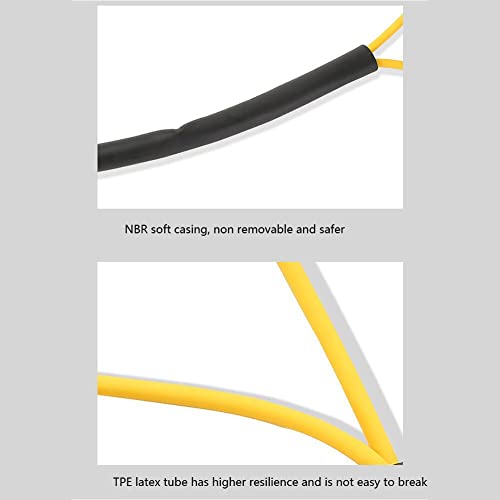 Figure 8 Resistance Band - Anti-Friction Pull Rope Resistance Bands, Pull Rope And Anti-Slip Foam Padded Handles - Rubber Shadow Boxing Resistance Bands #TOP4