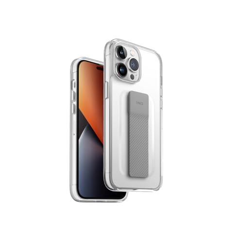 Uniq Coque Hybride Transparente pour iPhone 14 Pro Max Heldro Mount Series Lucent