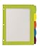 Avery Ultralast Big Tab Plastic Dividers for 3 Ring Binders, 5-Tab Set, Multicolor with White Labels, 1 Set (24900)