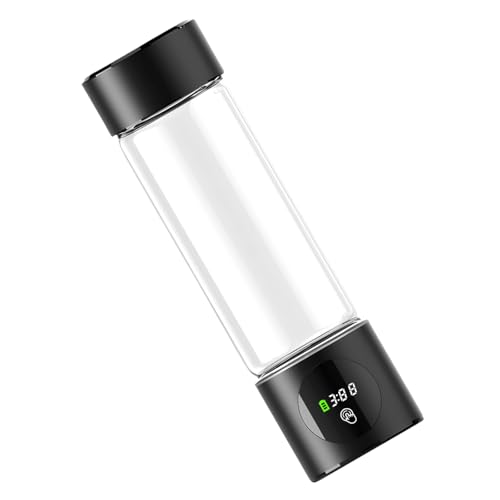 Bouteille d'eau hydrogène rechargeable PEM électrolyse Protium verre - 2