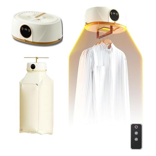 Máquina de planchar automática Secadora de ropa portátil con control remoto, secado de 360 ​​​​°, temperatura constante de 68 ° C for viajes en apartamentos
