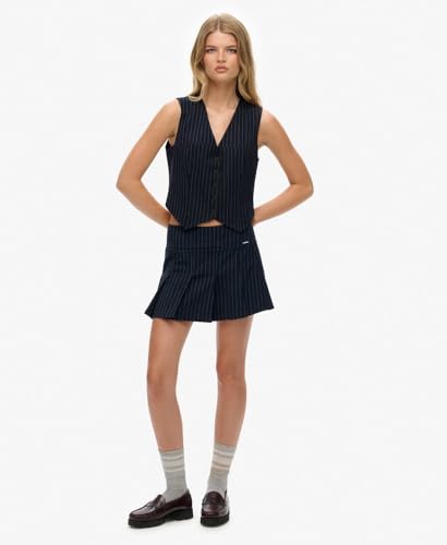 Gilet de costume femme Superdry Pinstripe - vue 5