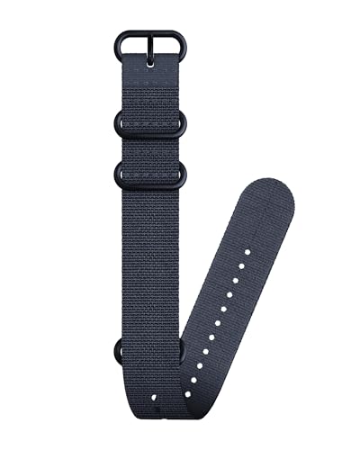 SUUNTO 22 EXP1 Stoff Armband Kompatibel Race, Vertical, 9 Peak Pro, 9 Peak, 5 Peak, Watch Strap Weiches Stoff-Ersatzband 22mm Midnight Blue M+L