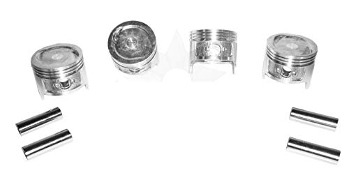 SUZUKI SJ410 CARRY F10A 1.0 L (970 cc 59 cu in 65.5 x 72.0 mm) PISTON GUDGEON WRIST PIN SET OF 4 STANDARD SAMURAI SJ410 SIERRA JIMNY SAMURAI SUPER CARRY ST100 RASCAL PRONTO SCURRY SF410