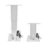 GBPLDMAQ Elektrische Wohnmobil Tischbeine, Teleskopisch Tischfüße Höhenverstellbar Dreistufig Tragkraft 50 kg für Wohnwagen(42-92cm/17-36in)