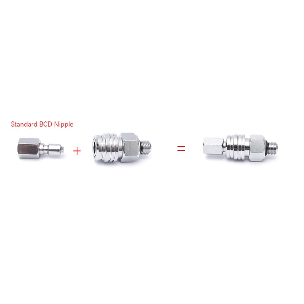 Tauchen BCD Standard Stecker BCD Stecker auf 3/8-24 Niederspannungs-Gewindeanschluss Scuba Diving Connector