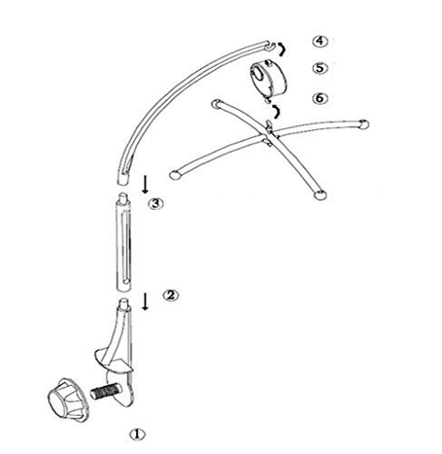 Giostrina musicale Mobile Supporto con carillon