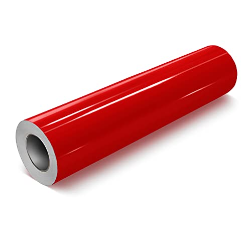 VViViD DECO65 Dark Red Gloss Permanent Adhesive Craft Vinyl (12 x 7ft)
