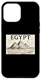 Ägyptische Pyramiden im Vintage-Stil, ägyptische Gizeh, Reise-Souvenir Hülle für iPhone 12 Pro Max