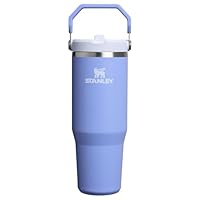 Stanley IceFlow 2.0 Flip Straw Tumbler with Handle 30 oz | Twist On Lid and Flip Up Straw | Leakproof Water Bottle | Insulated Stainless Steel | BPA-Free | Hydrangea