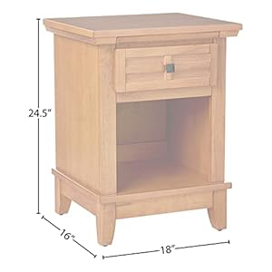 Home Styles Arts & Crafts Cottage Oak Night Stand by Home Styles, 1-drawer Home Styles Arts Crafts Cottage Oak Night Stand by Home Styles 1 drawer