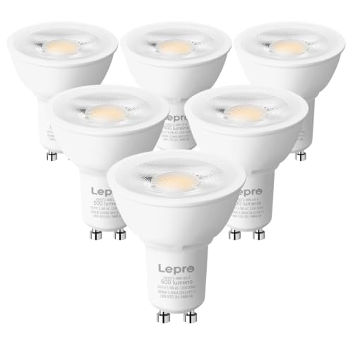 Lepro Dimmable GU10 LED Light Bulbs 5.5W 500LM...