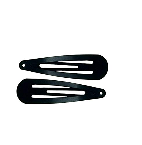 Splendorflying 30,60 Pack Black 2 Inch Women Metal Snap Hair Clips Accessories No Slip Hair Barrettes Girls Women Hair Accessories thumb #2