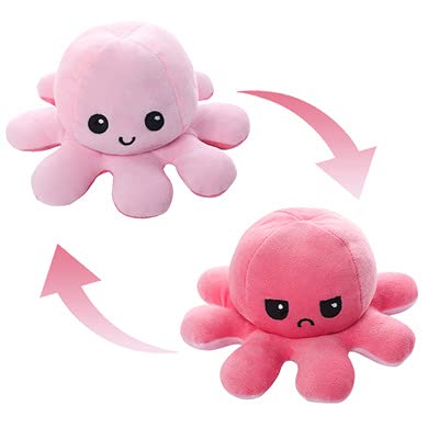  タコ ぬいぐるみ 約30cm グレー Amazon.co.jp: リバーシブルのタコぬいぐるみ感覚指先おもちゃが