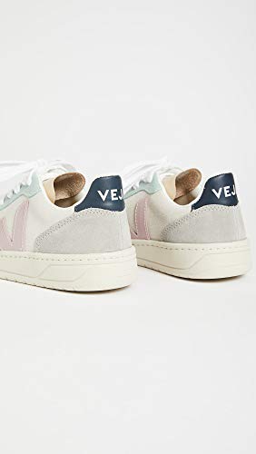 Image of Veja Women's V-10 Sneakers, Multico /Natural /Babe, 6 Medium US