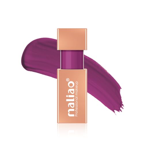 Image of Maliao Color Last Matte Lipstick - Long-Lasting, Vibrant Shades (VIOLET)