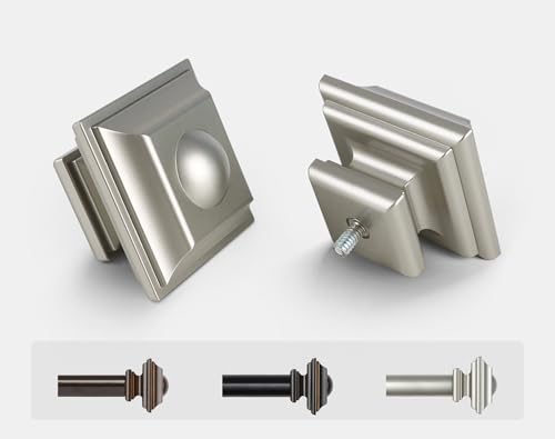 Kamanina TW-010300332-US-F1 1 Inch Curtain Rod 32 To 58 Inches thumb #1