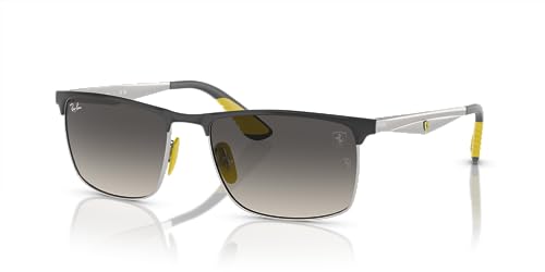 Image of Ray-Ban Rb3726m Scuderia Ferrari Collection Rectangular Sunglasses