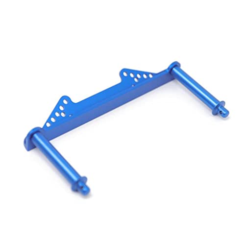 Pistro Aluminum Alloy Rc Truck Front And Rear Body Mounts With Body Posts Clips For 1/10 2Wd Rc Racing Truck Car Model Diy - Blue #TOP5