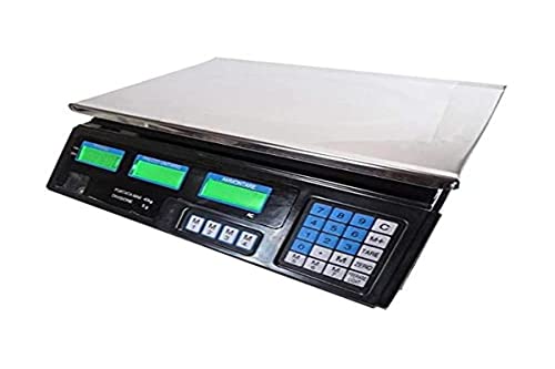 TEMPO DI SALDI Báscula electrónica digital profesional de 5 g a 40 kg de acero inoxidable TEMPO DI SALDI Báscula electrónica digital profesional de 5 g a 40 kg de acero inoxidable