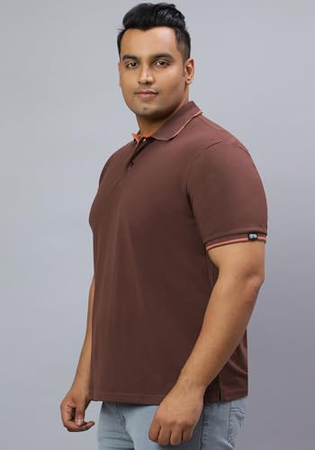 Image of Wear Your Opinion Men's Plus Size Tipped Polo Collar Neck Tshirt