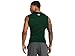Under Armour Men's Armour HeatGear Compression Sleeveless T-Shirt, (301) Forest Green / / White, X-Large