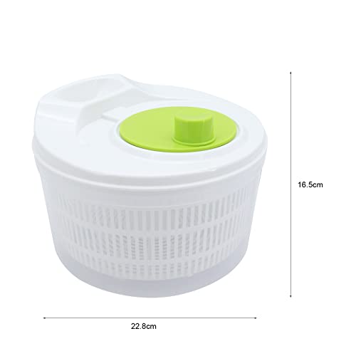 Compact Beowanzk Salad Spinner with Clear Serving Bowl, 23cm - Image 2