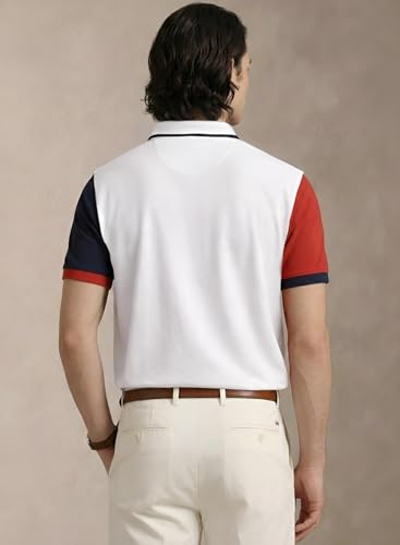 Image of ADRO Multicolour Polo T Shirt | 100% Cotton Mens Polo Tshirt | Regular Fit Half Sleeve Cut & Sew Polo T-Shirt for Men