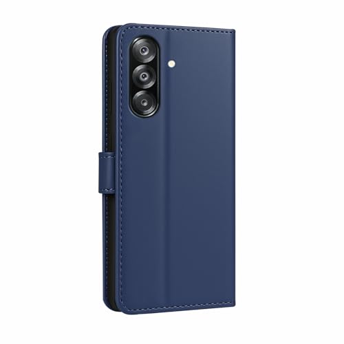 Image of AIBEX Shock Proof Flip Compatible for Samsung F17 5G / Samsung A17 5G / Samsung A26 5G Flip Cover Leather Finish | Inside TPU with Card Pockets | Wallet Stand | Complete Protection Flip Case