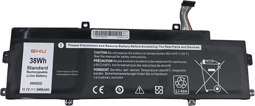 GHU New 38 Wh 5R9DD Battery Compatible with Dell Latitude Chromebook 11 (3120) P22T Series Fits P/N KTCCN 0KTCCN XKPD0 P22T001