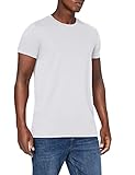 Lockere Passform Amazon-Marke: MERAKI Herren T-Shirt meliert, Weiß (Optic White), XL, Label: XL