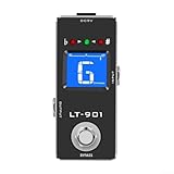 Echtes Bypass-Design: Mit einem echten Bypass-Design behält dieses Tuner-Pedal das ursprüngliche Signal Ihrer Gitarre ohne Klangverlust bei, wodurch die Integrität Ihres Klangs erhalten bleibt.