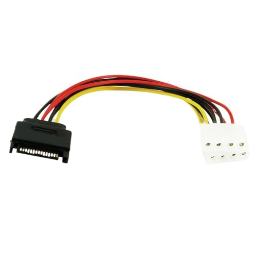 Cable adaptador SATA macho a IDE 4 pines hembra miniatura 6