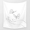 Wandtapijt, hangende kunst, wanddecoratie, wandtapijten, vlinder, eenvoudig schilderij, wandtapijt, hangende vlinder…