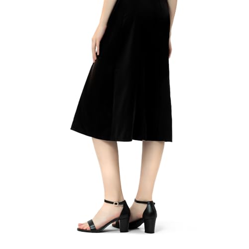 Image of Women's Heeled Sandals Open Toe Ankle Strap 2.5-Inch Chunky Heels Dress Shoes Wide Feet Friendly