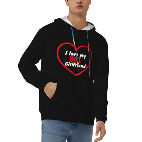 I Love My Hot Girlfriend Hoodies With Pockets Hooded Sweatshirts Casual Drawstring Hoody Pullover For Mens2