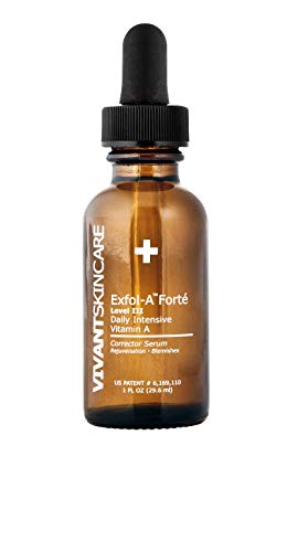 Vivant Skin Care Exfol-A-Forté | Vitamin A, Glycolic Acid, Lactic Acid, Oily, Acne-Prone Or Resistant Skin | 1 Fluid Ounce