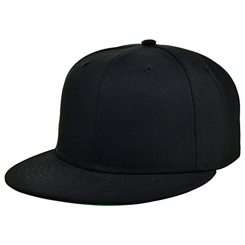 Image of Lids Blank Premium Full Court w /Colored Under Visor Fitted Cap