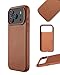 Mujjo Leather Case for iPhone 17 Pro Max – MagSafe Compatible - Tan