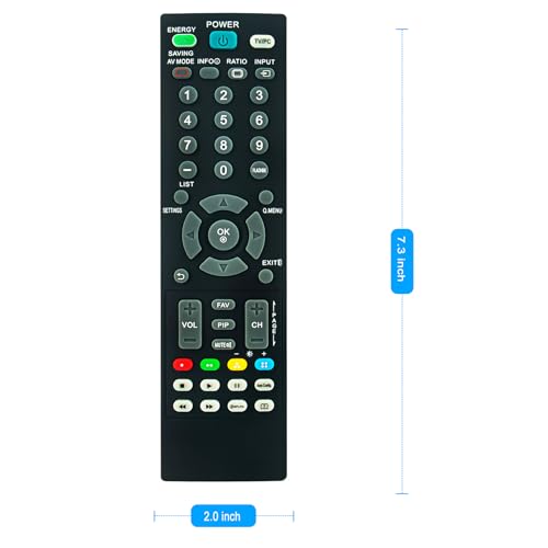 Télécommande AKB73655824 pour moniteur TV LG 24MA32D et 24MA31D