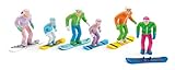 Jaegerndorfer jaegerndorferjc54300 stehend Figuren mit Head Snowboards (6-teilig)