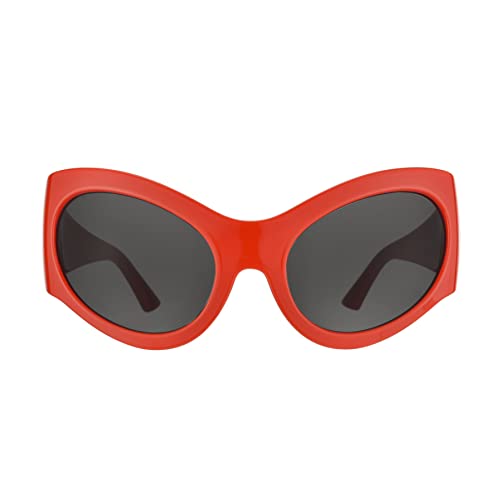 ICARA Oversized Fashion Sunglasses for Women Men Chic Y2k Style Curved Wrap-Around Oval Sun Glasses4