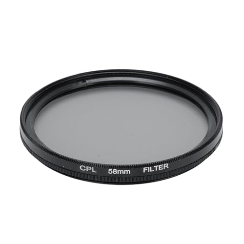 Filtre de Polarisation des Filtres Circulaires, Filtre CPL Haute Définition à Haute Définition en Revêtement Multicouche, Filtre Polarisant Circulaire pour Lentilles de la Caméra (49 mm) (52 mm)