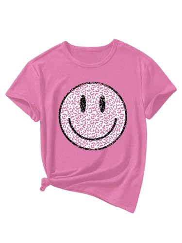 SweatyRocks Girl's Graphic T Shirt Short Sleeve Crew Neck Summer Casual Tee Tops