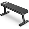JOROTO Flat Weight Bench, 1450LBS Heavy Duty Workout Bench, Easy Assembly for Strength Training Bench Press with Wider Tubes and Anti-Slip Foot Pads, Basics Bench for Home Gym